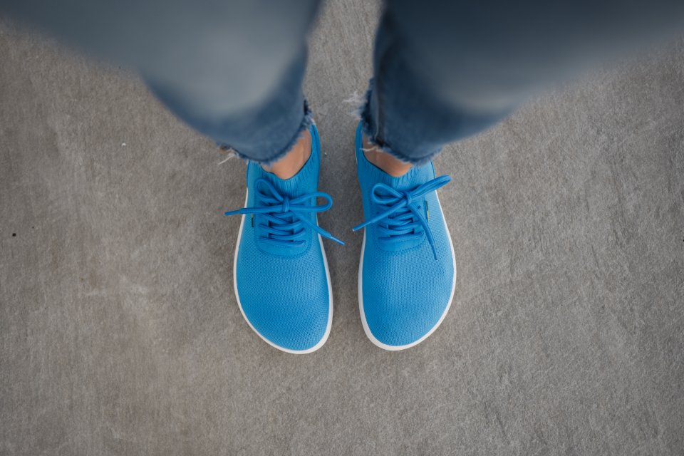 Barefoot Sneakers Be Lenka Stride - Blue & White