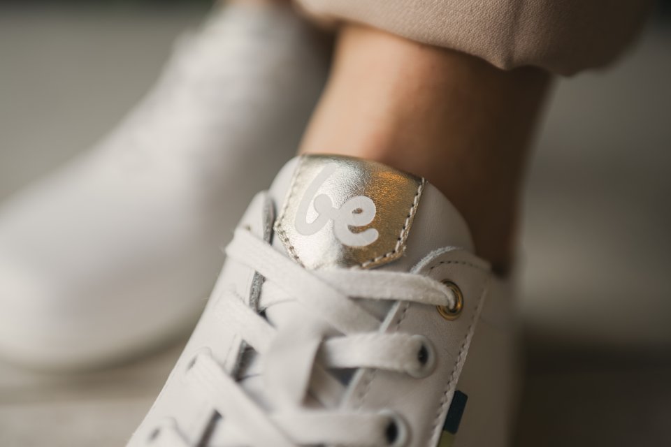Barefoot cipő Be Lenka Royale - White & Gold