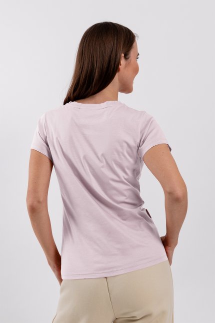 T-shirt femme à décollté ronde Be Lenka Essentials - Powder Pink