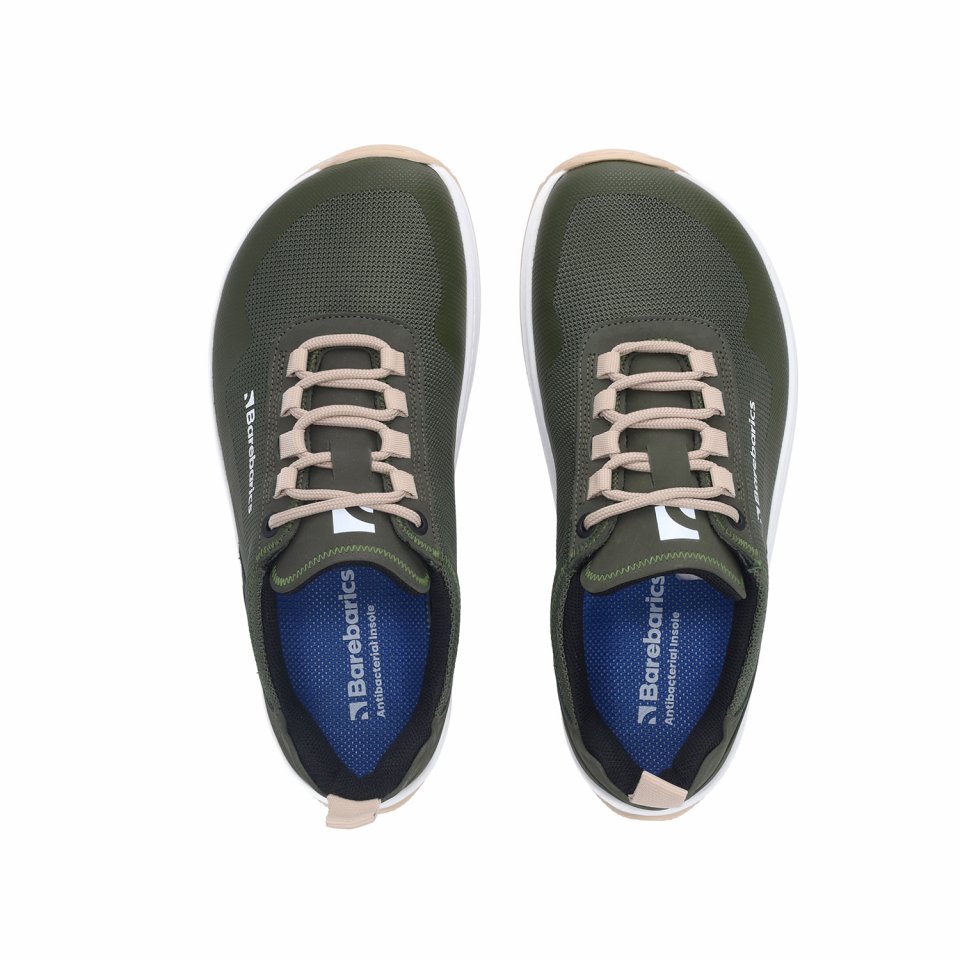 Barefoot Sneakers Barebarics Wanderer - Army Green