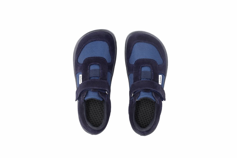 Kids barefoot sneakers Be Lenka Joy - Dark Blue & Black