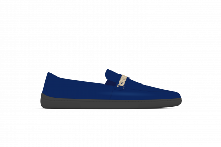 Barefoot Moccasins Be Lenka Prestage - Navy & Gold