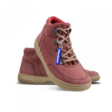 Barefoot Sneakers Barebarics Element - Clay Red | Be Lenka