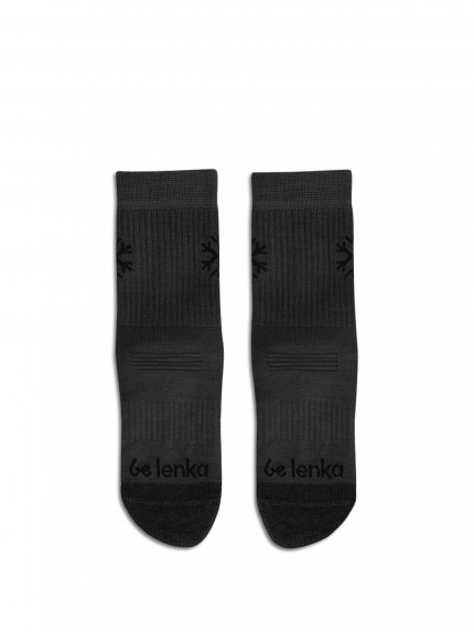 Kinder Barfußsocken Be Lenka Kids - Crew - Merino Wool - Grey