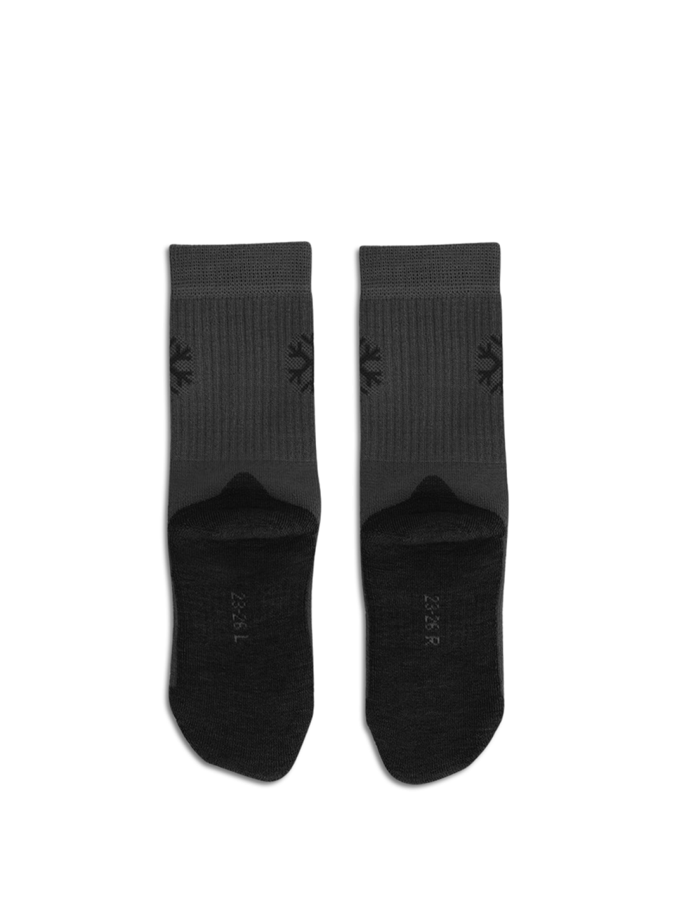 Kids barefoot Socks Be Lenka Kids - Crew - Merino Wool - Grey