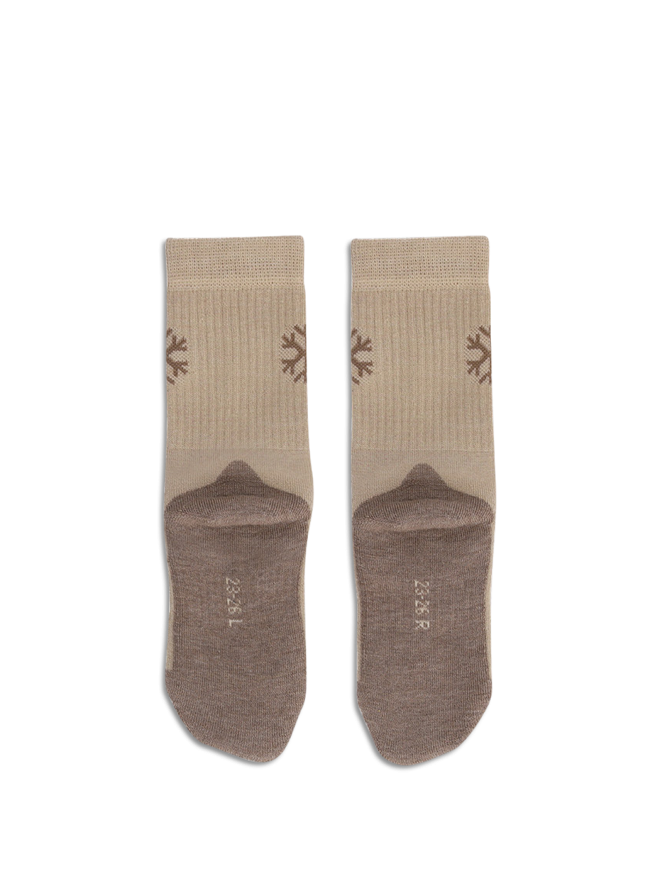 Kids barefoot Socks Be Lenka Kids - Crew - Merino Wool - Beige