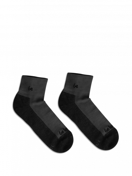 Barefoot Socks Be Lenka - Crew - Merino Wool – Grey