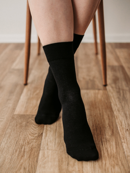 Barefoot Socks - Crew - Essentials - Black