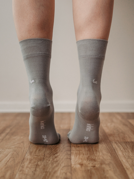 Barfußsocken - Crew - Essentials – Grey