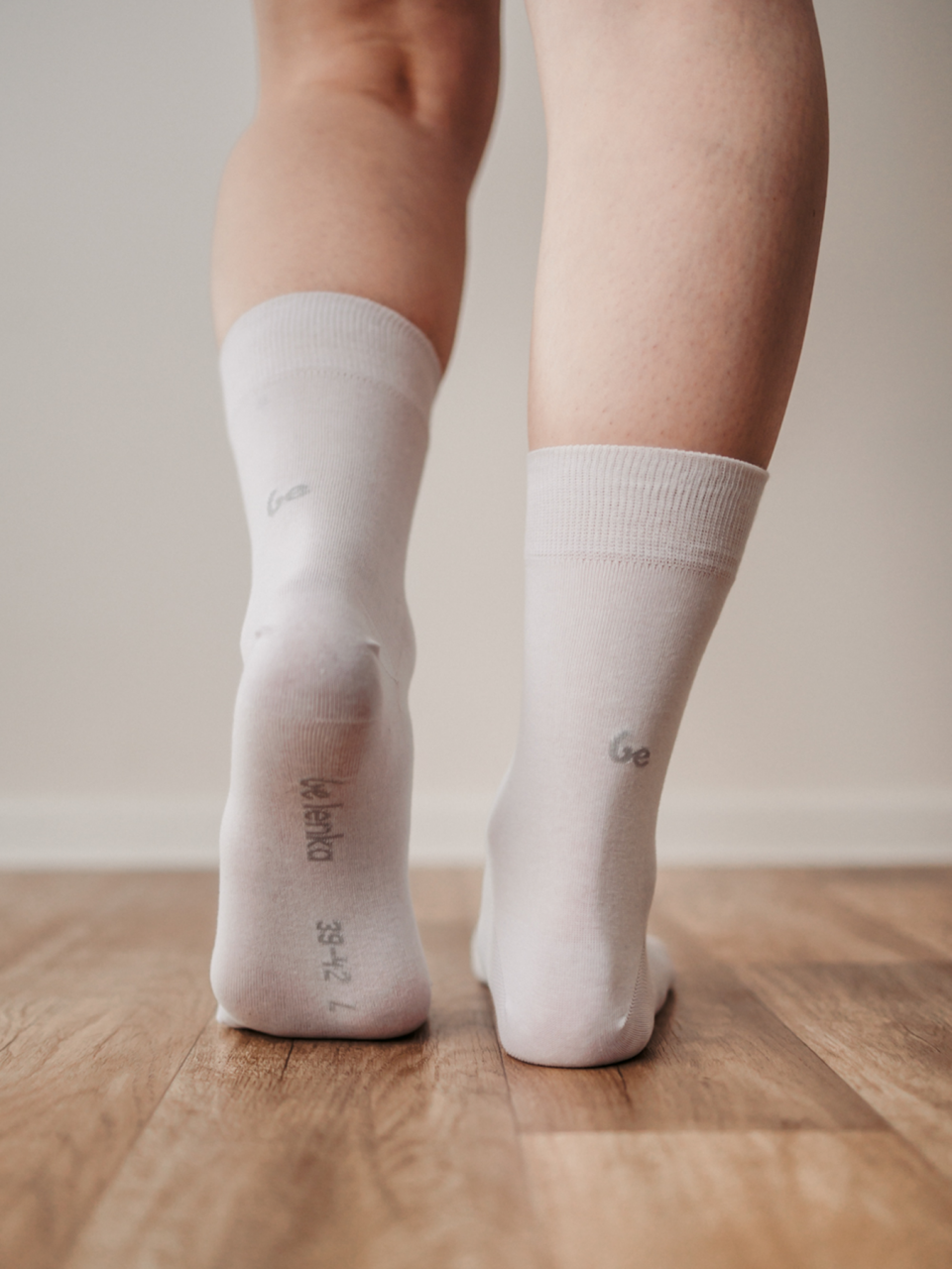 Barefoot Socks - Crew - Essentials - White