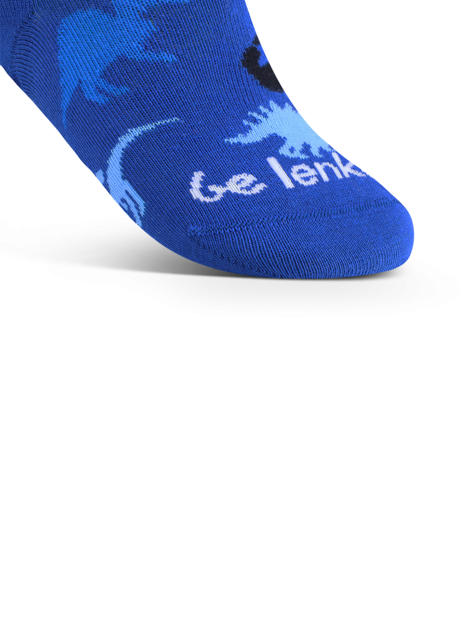 Chaussettes enfants Barefoot Be Lenka Kids - Crew - Dino - Royal Blue