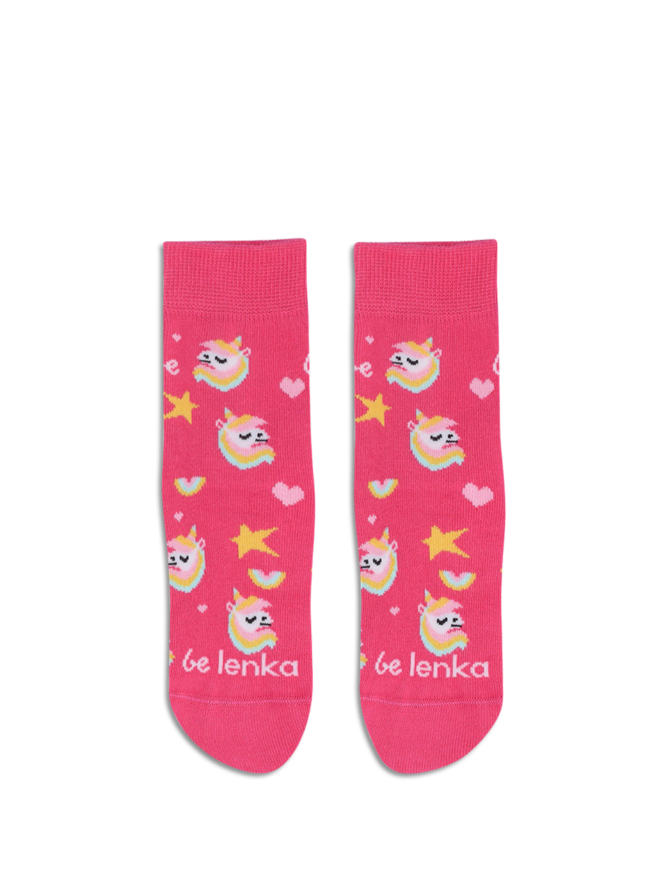 Barefoot calzini bambini Be Lenka Kids - Crew - Unicorn - BubleGum Pink