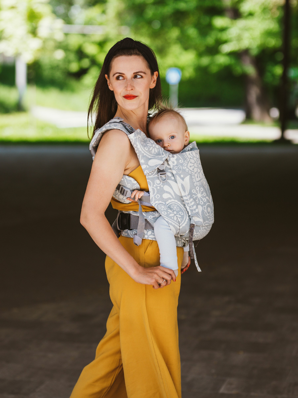 Baby Carrier - Be Lenka 4ever Neo - Folk - Grey