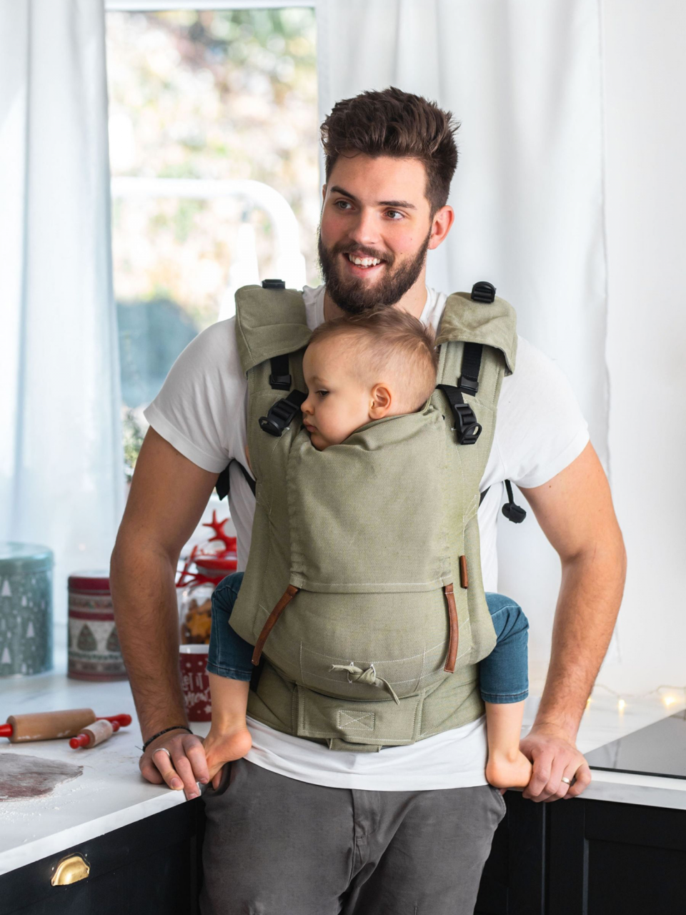 Baby Carrier - Be Lenka 4ever Neo - Unicolour - Green