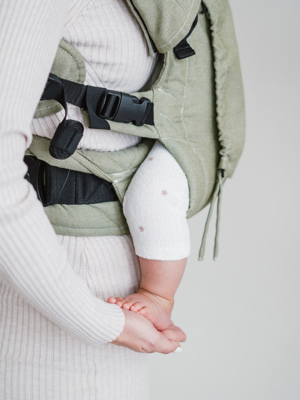 Baby carrier - Be Lenka Mini - Unicolor - Green