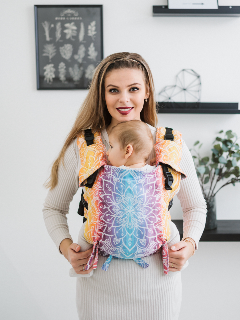 Baby carrier - Be Lenka Mini - Mandala - Night