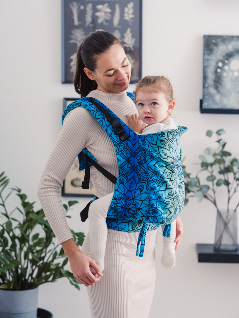 Baby Carrier - Be Lenka Toddler Mandala - Polar Day