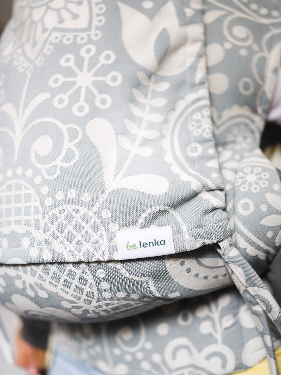 Baby Carrier - Be Lenka Toddler Folk - Grey