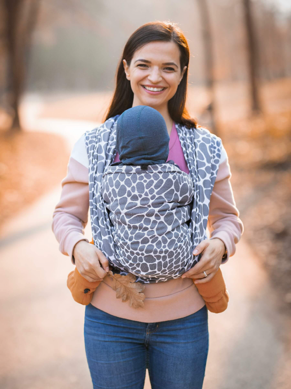 Baby Wrap Be Lenka Giraffe - Grey