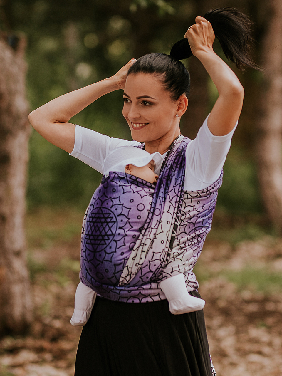 Baby Wrap - Be Lenka Shri Yantra - Violet