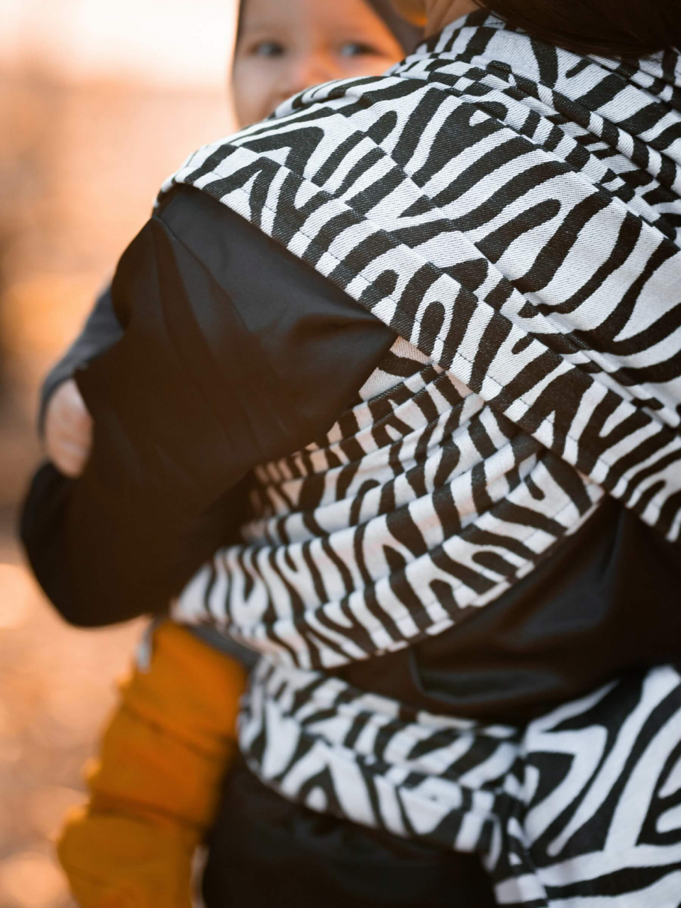 Baby Wrap Be Lenka Zebra - Black & White