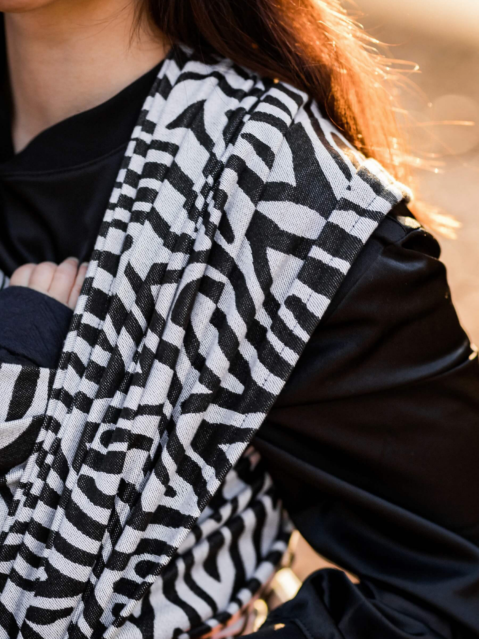 Baby Wrap Be Lenka Zebra - Black & White