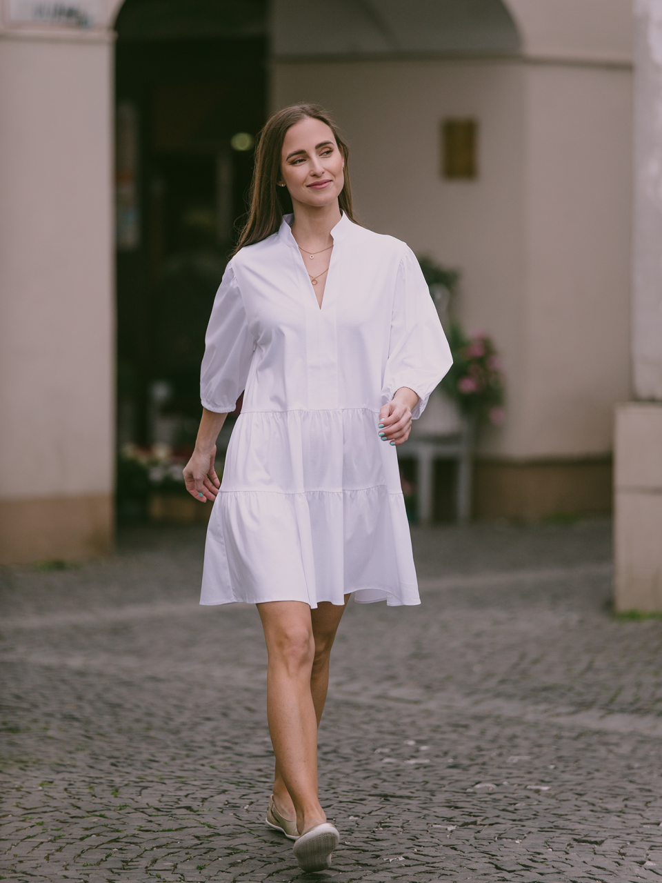 Női ing ruha Be Lenka Essentials - White