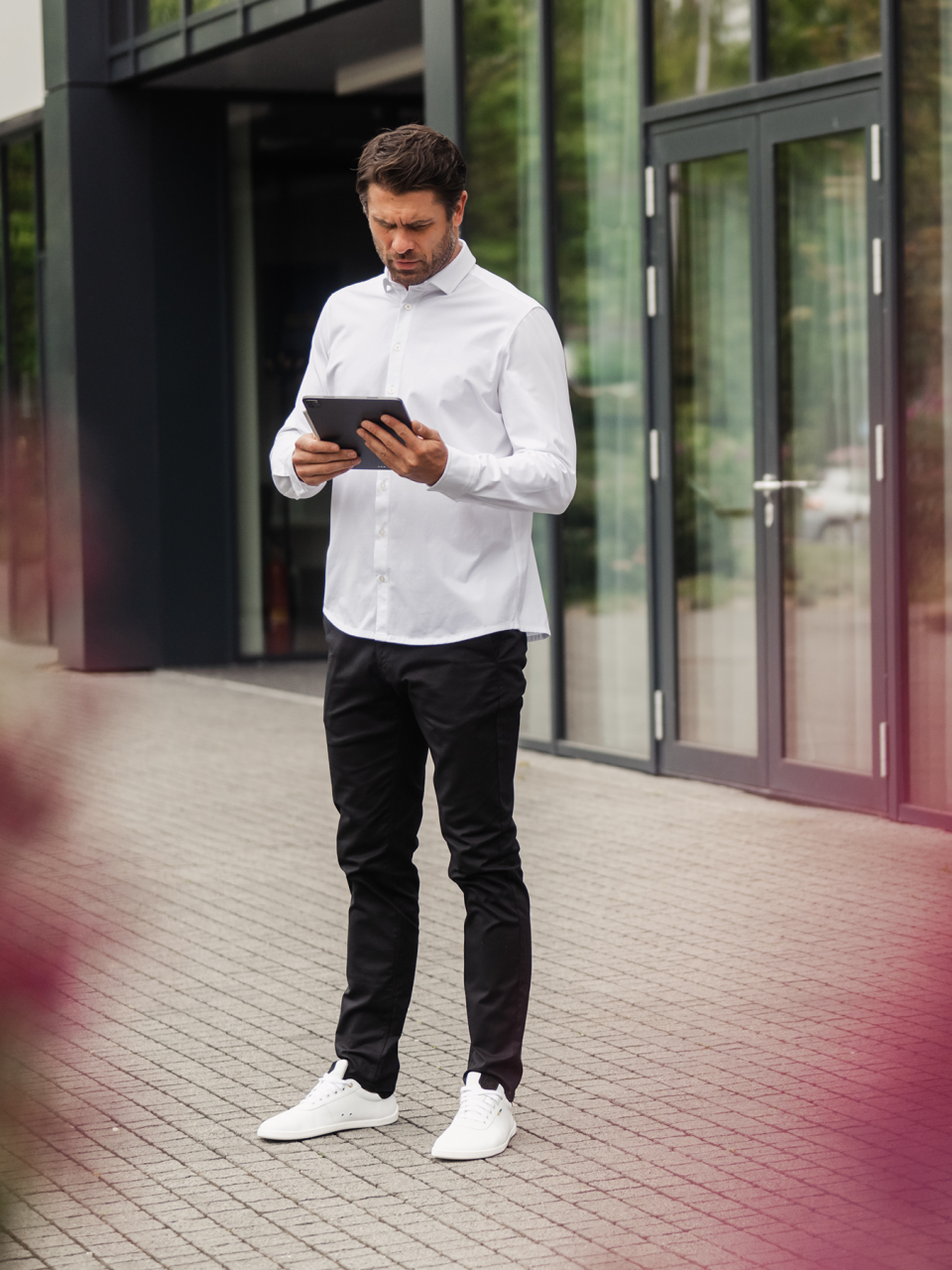 Chemise regular homme Be Lenka Essentials - White