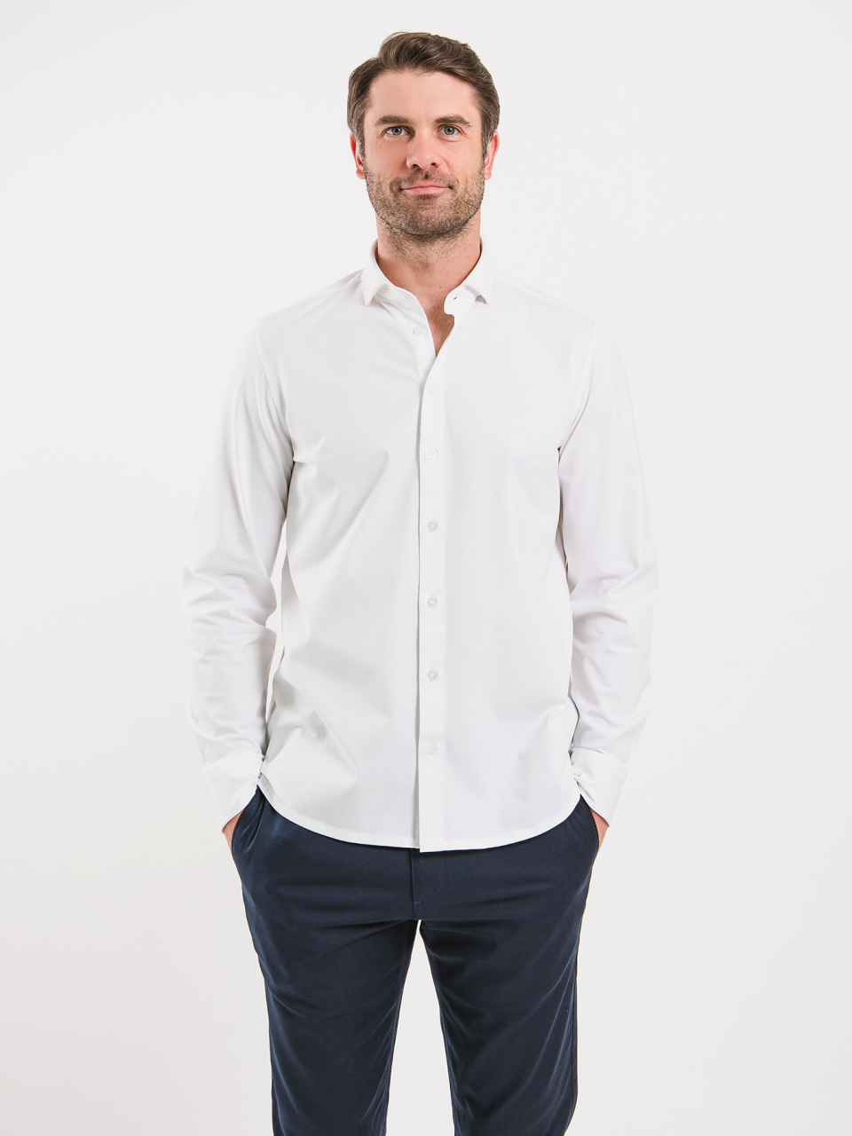 Chemise regular homme Be Lenka Essentials - White