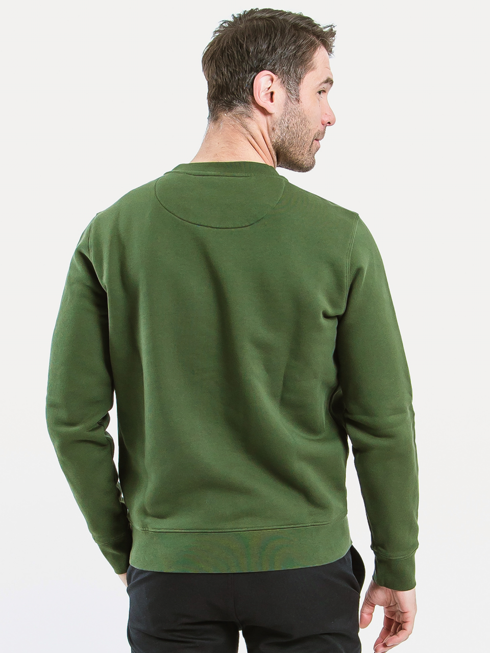 Sudadera de hombre sin capucha Be Lenka Essentials - Dark Green