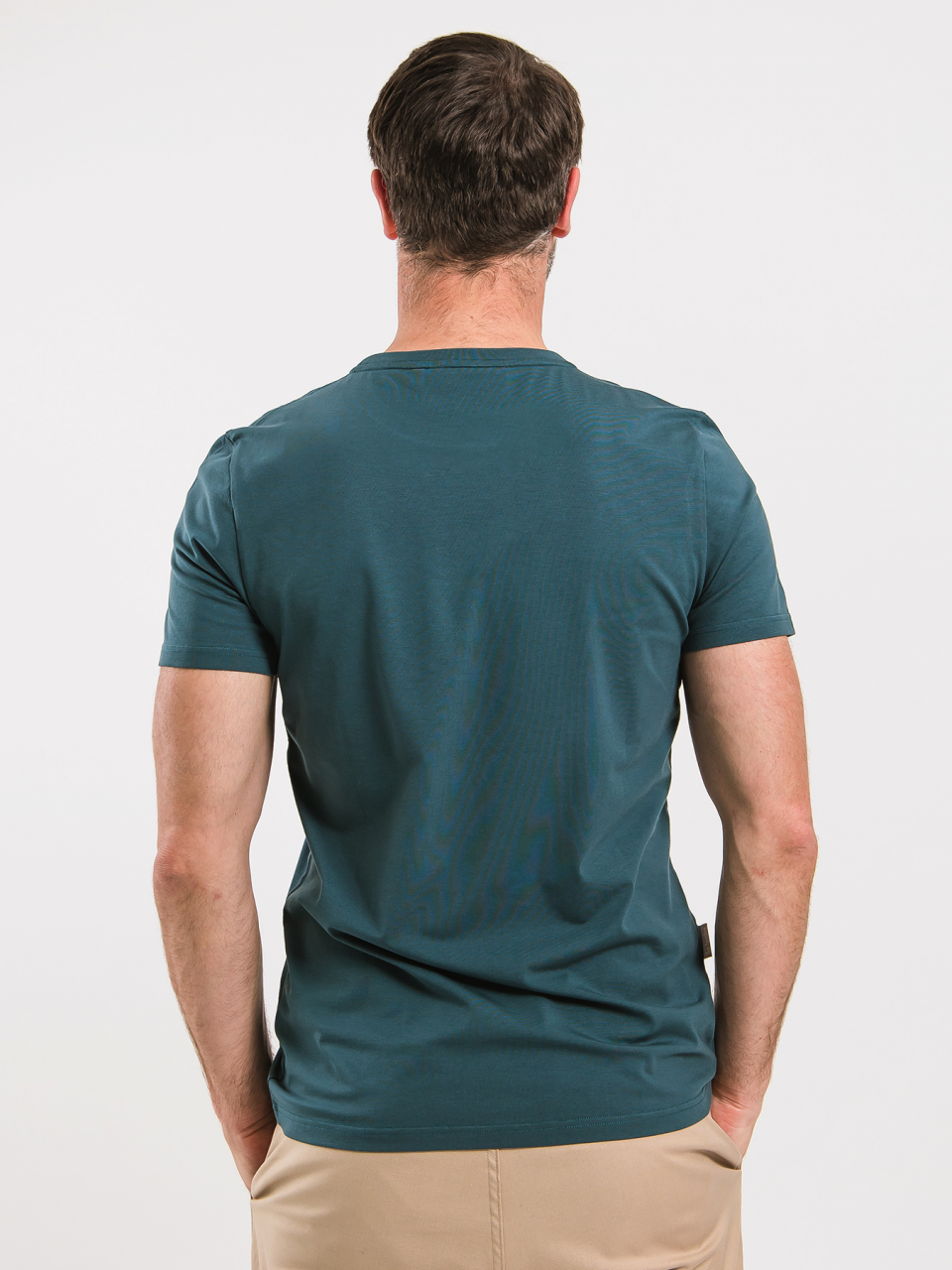 Camiseta de hombre con cuello redondo Be Lenka Essentials - Deep Ocean Blue