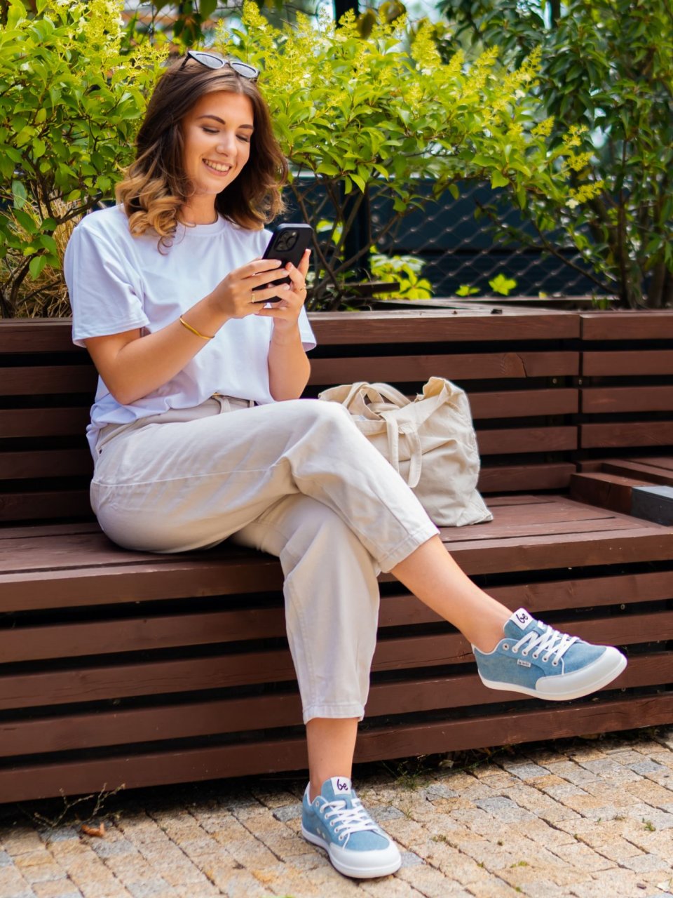 Barefoot zapatillas Be Lenka Rebound - Denim Light Blue