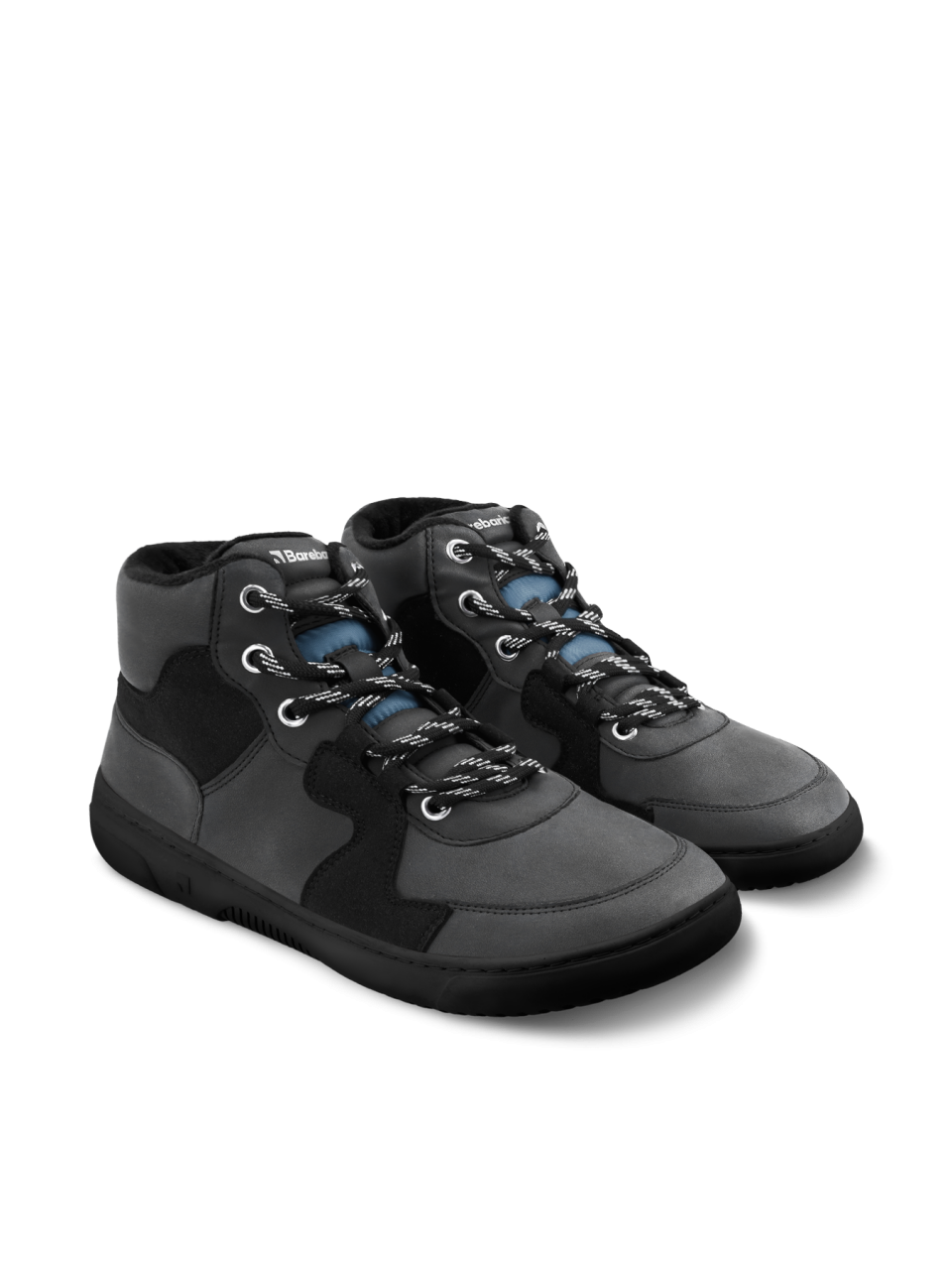 Barefoot Sneakers Barebarics Lynx - Dark Grey & Black