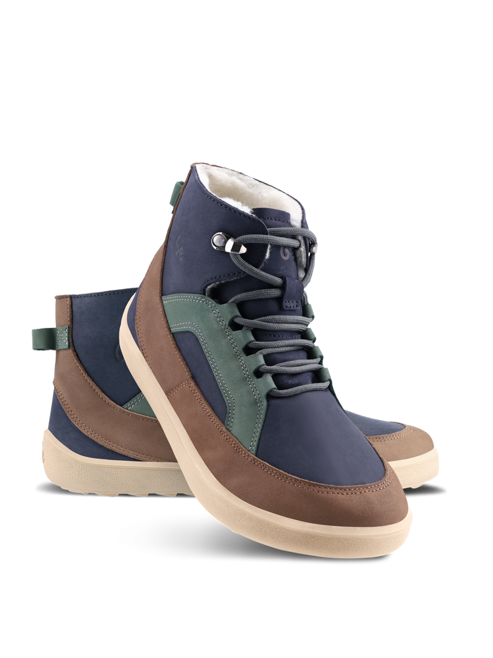 Chaussures barefoot Be Lenka York - Navy, Brown & Beige