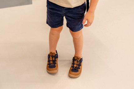 Barefoot scarpe sportive bambini Be Lenka Xplorer - Dark Brown & Navy