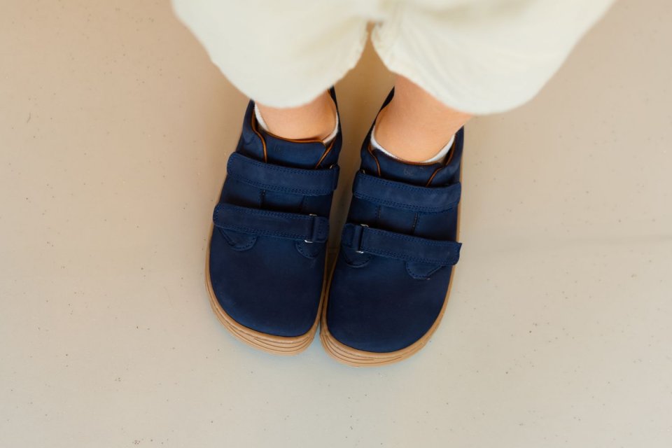 Dětské barefoot boty Be Lenka Bounce - Dark Blue