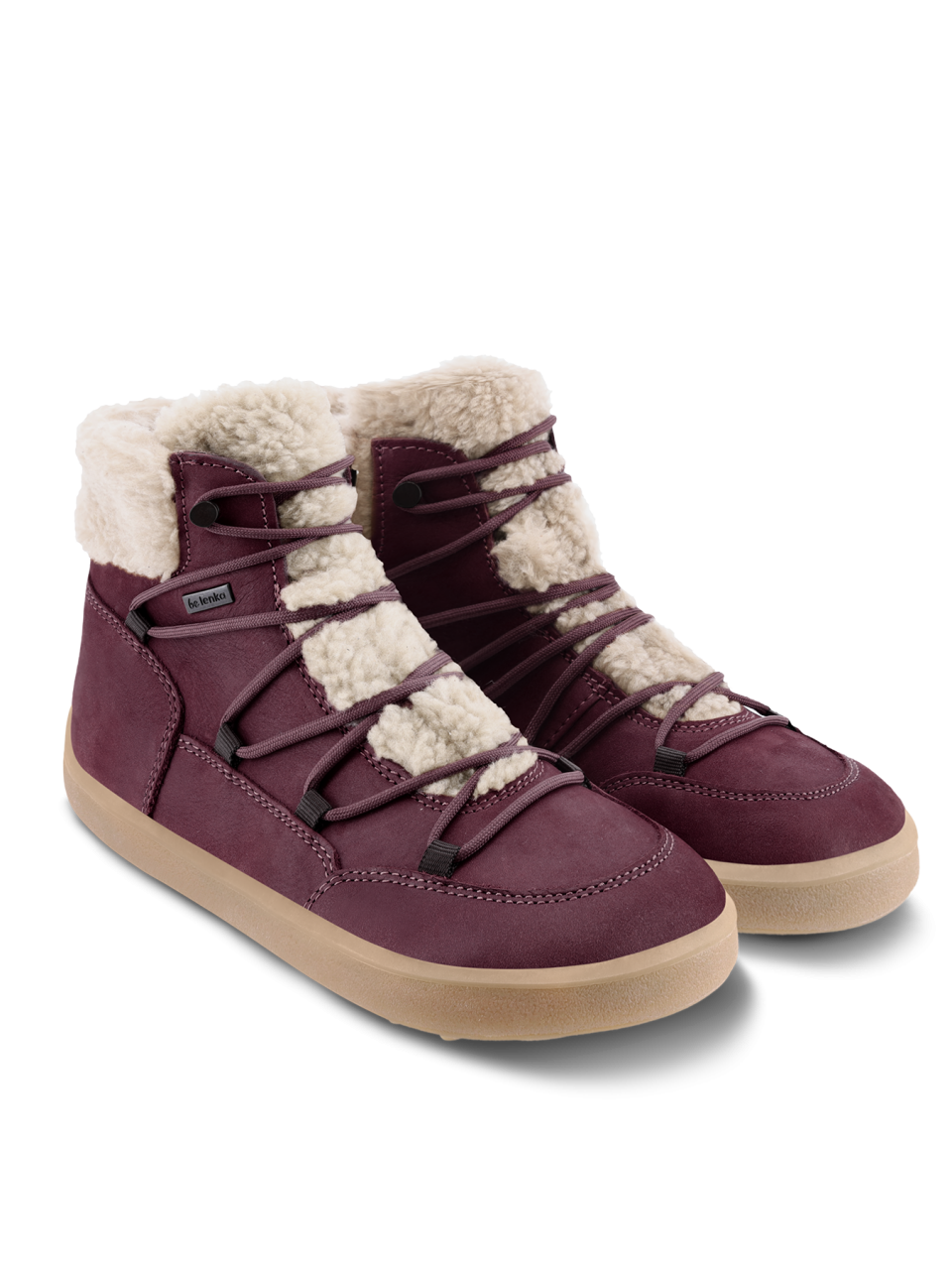 Winter Barfußschuhe Be Lenka Bliss - Burgundy Red
