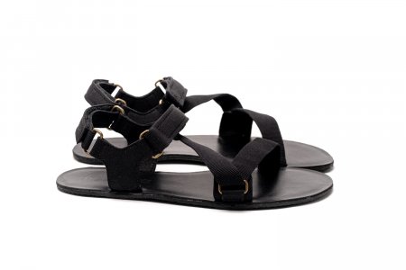 Barefoot sandále Be Lenka Flexi - Black