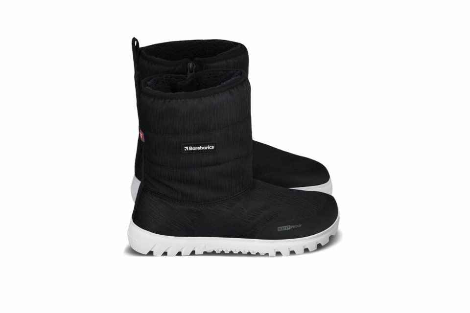 Winter Barfußschuhe Barebarics PolarStride - Black