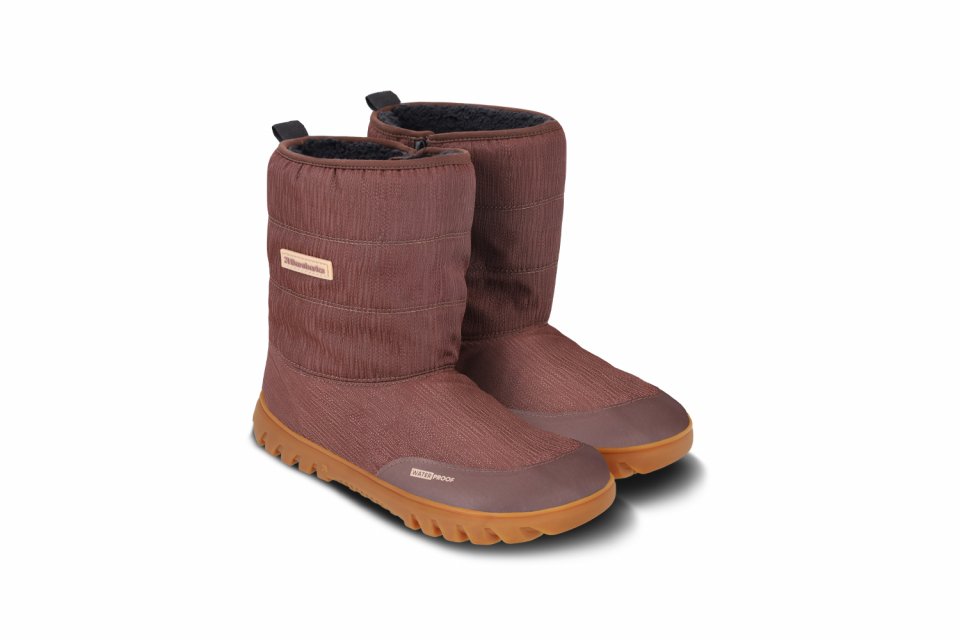 Barefoot chaussures d'hiver Barebarics PolarStride - Copper Brown