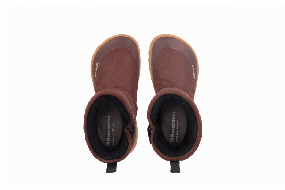 Barefoot chaussures d'hiver Barebarics PolarStride - Copper Brown