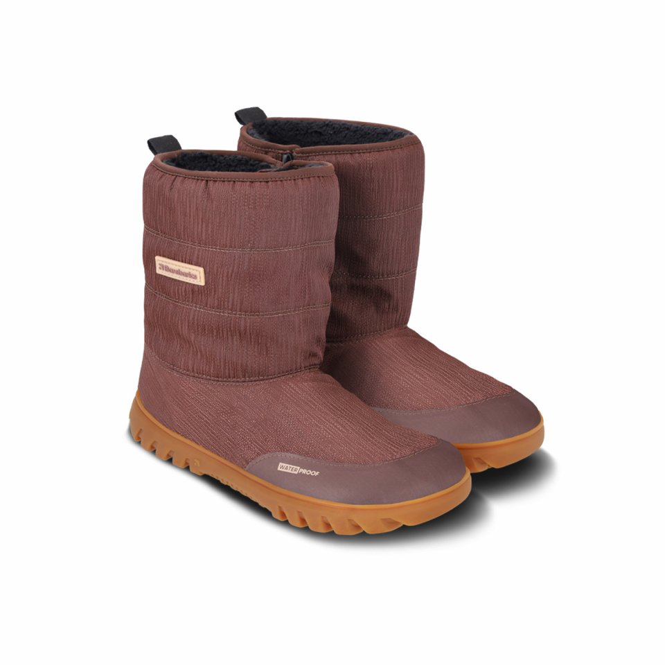 Zimní barefoot boty Barebarics PolarStride - Copper Brown