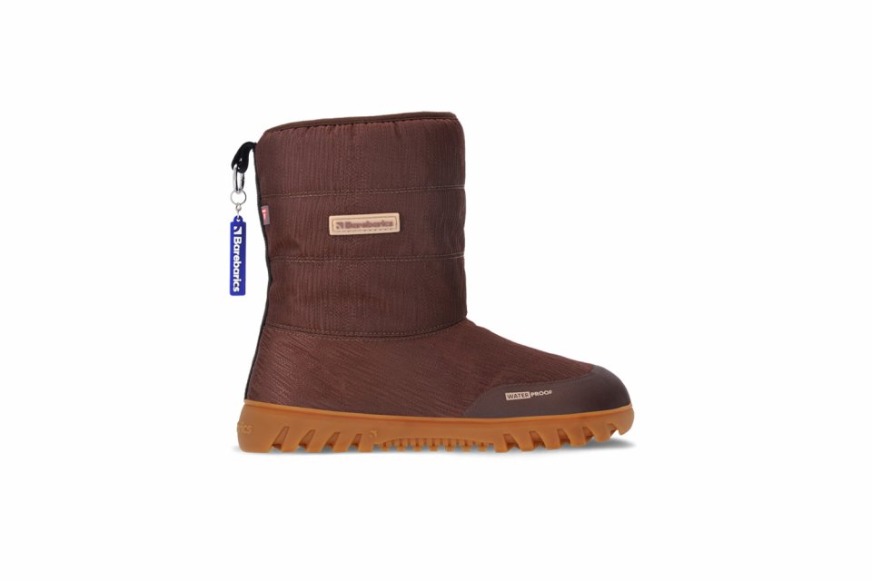 Téli barefoot lábbeli Barebarics PolarStride - Copper Brown