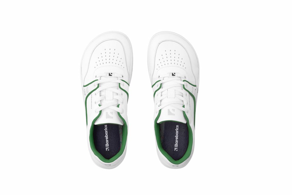 Barefoot tenisky Barebarics Arise - White & Green