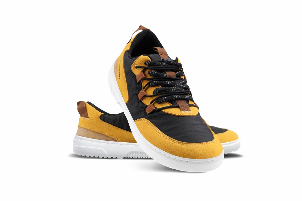 Barefoot Sneakers Barebarics Revive - Golden Yellow & Black