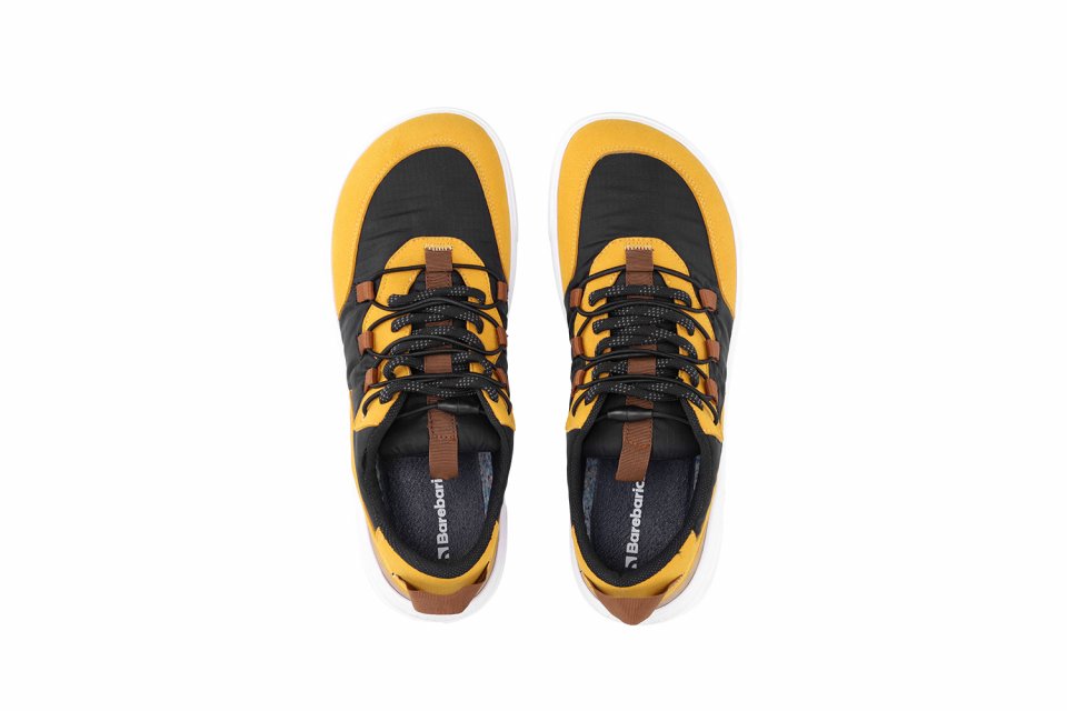 Barefoot Sneakers Barebarics Revive - Golden Yellow & Black