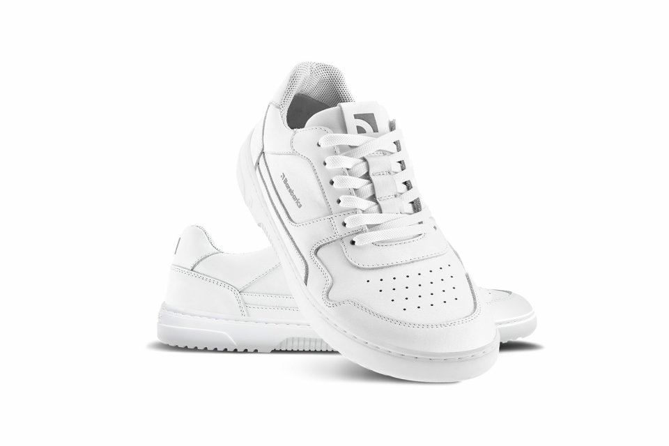 Barefoot tenisky Barebarics Zing - All White - Leather