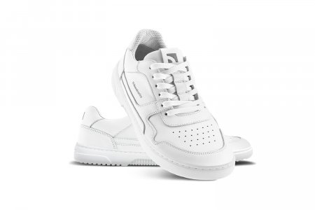 Barefoot tenisky Barebarics Zing - All White - Leather