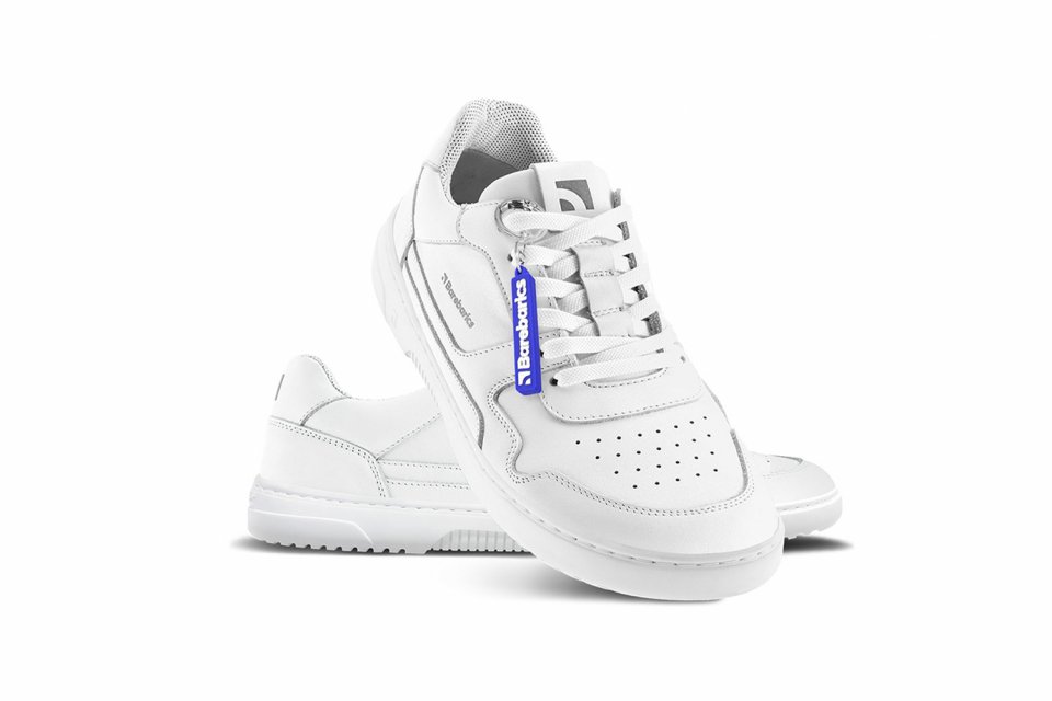 Barefoot Sneakers Barebarics Zing - All White - Leather