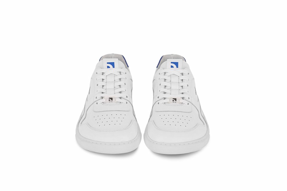 Barefoot Sneakers Barebarics Zing - Brave Men Talk - White & Blue